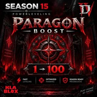 Diablo4 Paragon Powerleveling 1-100 S15