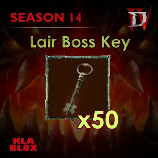 Diablo4 Lair Key x50 Season 14