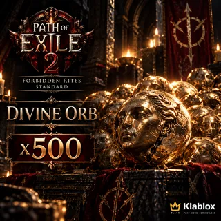 500 Divine Orbs – Forbidden Rites Standard | Fast Trade