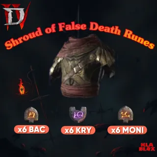 Diablo4 Shroud of False Death Runewords