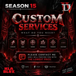 S15 CUSTOM BOOSTING SERVICE – PERSONALIZED OFFERS AVAILABLE