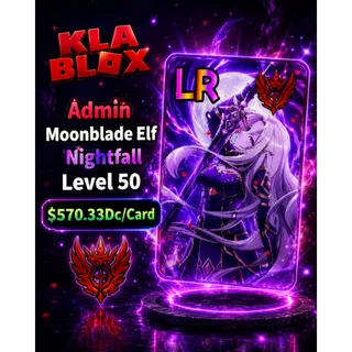Admin Moonblade Elf  - Anime Card Farm