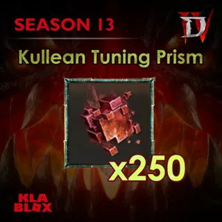 Diablo4 Kullean Tuning Prism x250 SPECIAL DEAL