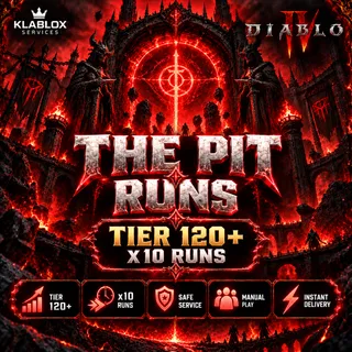 Diablo 4 | 10x The Pit Runs (Tier 120+)