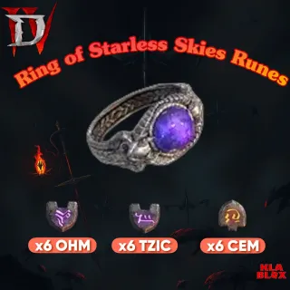 Diablo4 Ring of Starless Skies Runewords