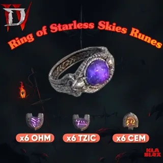 Diablo4 Ring of Starless Skies Runewords