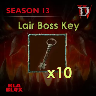 Diablo4 Lair Key x10