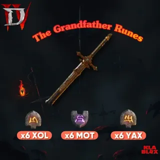 Diablo4 The Grandfather Runewords
