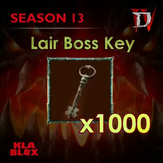 Diablo4 Lair Key x1000
