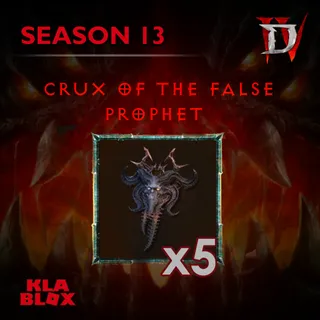 Diablo4 Crux of the False Prophet x5