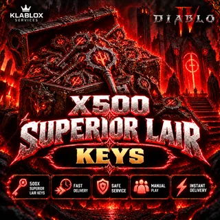 Diablo4 Superior Lair Key x500 SEASON15