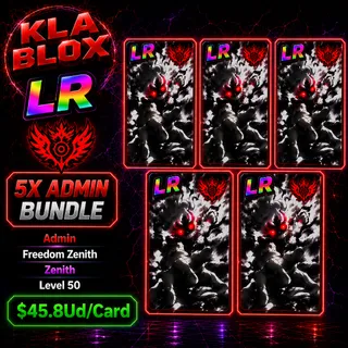 x5 Admin Freedom Zenith - Anime Card Farm