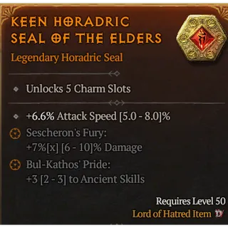DIABLO4 CHARM +5 SLOTS SEASON 13