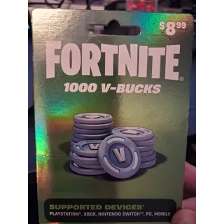 Fortnite 1,000 V-Bucks Gift Card Code (US Region)