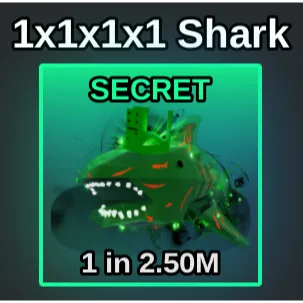 FISH IT - 1X1X1X1 HACKER SHARK (NEW SECRET)