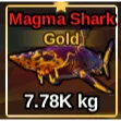 Fish It - Gold Magma Shark (Mythic)