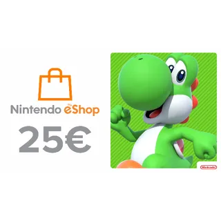 Nintendo eShop Gift Card 25€ (Europe/EU)