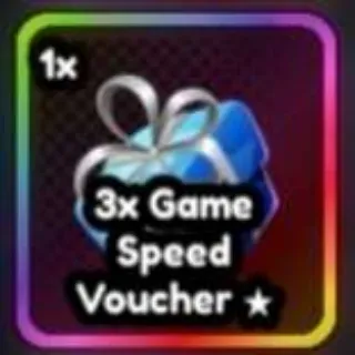 3× Game Speed Voucher ⭐