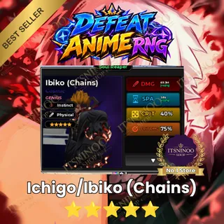 [ Cosmic ] - 5 STAR - Ichigo / Ibiko ( Chains ) - [ Genius | Instinct ] - Defeat Anime RNG - FAST DELIVERY