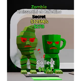 Fortnite Steal The Brainrot Zombie Croissantini et Caffettino 