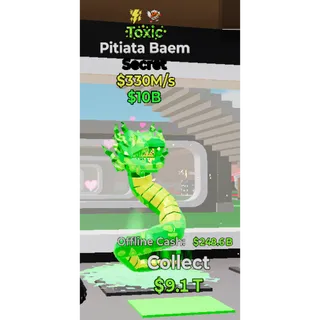 Fortnite Steal The Brainrot Toxic Pitiata Baem with 2 traits 