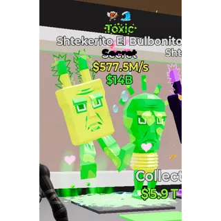 Fortnite Steal The Brainrot Toxic Shtekerito El Bulbonito  with 2 traits 