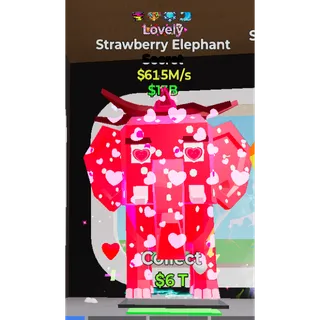 Fortnite Steal The Brainrot Lovely Strawberry Elephant With 4 Traits