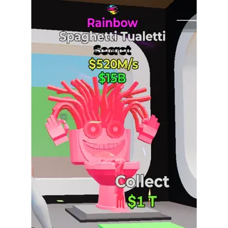 Fortnite Steal The Brainrot Rainbow Spaghetti Tualetti with 1 trait 