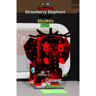 Fortnite Steal The Brainrot Darkness Strawberry Elephant with 2 traits 