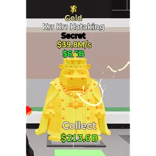 Fortnite Steal The Brainrot Gold Krr Krr Kataking with 1 trait