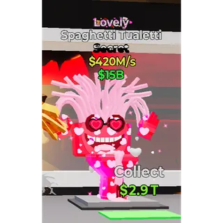 Fortnite Steal The Brainrot Lovely Spaghetti Tualetti 