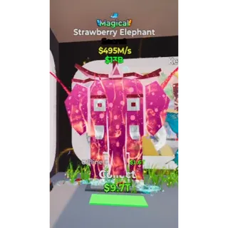 Fortnite Steal The Brainrot Magical Strawberry Elephant with 1 trait 