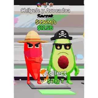 Fortnite Steal The Brainrot Chilyeie y Avocadoa with 3 traits 