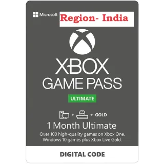 Xbox Game Pass Ultimate 1 Month KEY INDIA