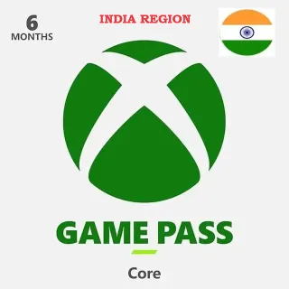 XBOX Game Pass Core 6 Months Subscription Card