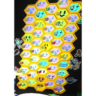 [BSS] Level 19 Blue Hive | Tide Popper | BEE SWARM SIMULATOR| BSS | UNVERIFIED 