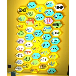 45 Mixed Hive ✅ | Diamond Mask ✅ | Petal Belt ✅ | Coconut Canister ✅ | Tons of materials. Unverified ✅ | Clean ✅ | 13+ ✅