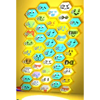 45 Mixed Hive ✅ | Diamond Mask ✅ | Petal Belt ✅ | Coconut Canister ✅ | Tons of materials. Unverified ✅ | Clean ✅ | 13+ ✅