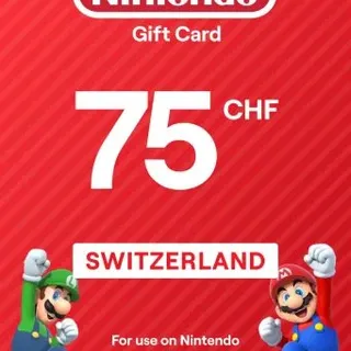 Nintendo eShop CHF CH fr.75
