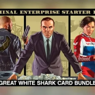 Grand Theft Auto V - Criminal Enterprise Starter Pack + Great White Shark Card Bundle DLC Rockstar Key GLOBAL