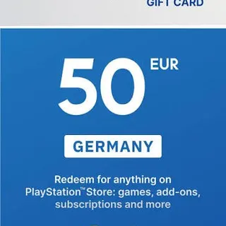 Playstation Gift Card EUR DE €50