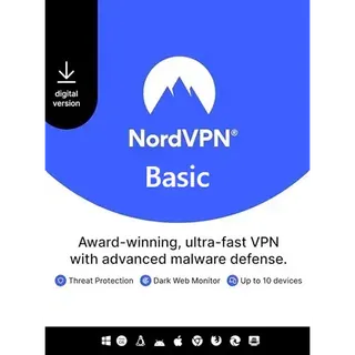 NordVPN Basic Global KEY - (PC, Android, Mac, iOS) (10 Devices, 3 Months)
