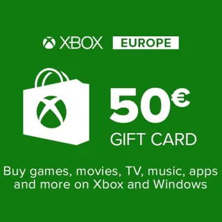 Xbox Live Gift Card EUR GLOBAL €50
