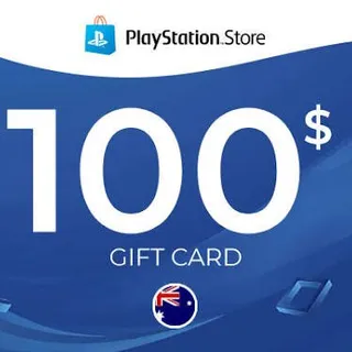 Playstation Network Card PSN AUD AU $100
