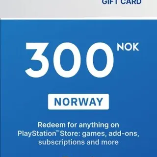 PlayStation Network Card PSN NOK NO 300kr