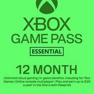 Xbox Game Pass Essential - 12 Months United Kingdom