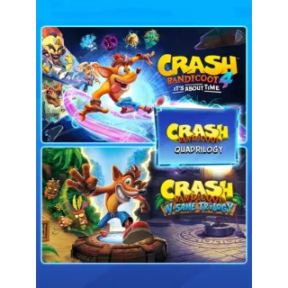 Crash Bandicoot: Quadrilogy Bundle [𝐀𝐔𝐓𝐎𝐌𝐀𝐓𝐈𝐂 𝐃𝐄𝐋𝐈𝐕𝐄𝐑𝐘] XBOX ONE & SERIES X|S