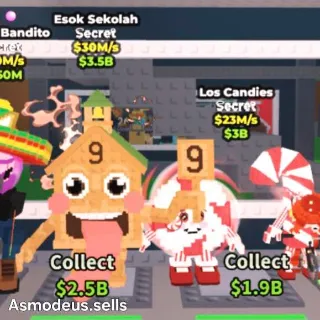 Esok Sekolah,Los candies