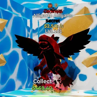 FORTNITE STEAL THE BRAINROT ALLIGARTO ALLIGARTO DARKNESS 2.5Qi LVL 181