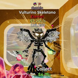 FORTNITE STEAL THE BRAINROT VULTURINO SKELETONO GOTHIC